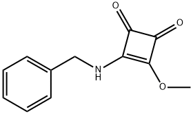 3-Cyclobutene-1,2-dione, 3-methoxy-4-[(phenylmethyl)amino]- (9CI) Struktur