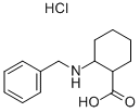 2-BENZYLAMINO-CYCLOHEXANECARBOXYLIC ACID HYDROCHLORIDE Struktur