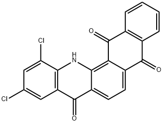 10,12-Dichloronaphth[2,3-c]acridine-5,8,14(13H)-trione Struktur