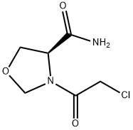 4-Oxazolidinecarboxamide, 3-(chloroacetyl)-, (4S)- (9CI) Struktur