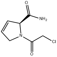 1H-Pyrrole-2-carboxamide, 1-(chloroacetyl)-2,5-dihydro-, (2S)- (9CI) Struktur