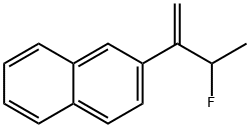 Naphthalene, 2-(2-fluoro-1-methylenepropyl)- (9CI) Struktur