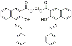 BRILLIANT LAKE RED R CALCIUM SALT Struktur