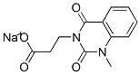 1,4-Dihydro-1-methyl-2,4-dioxoquinazoline-3(2H)-propionic acid sodium salt Struktur