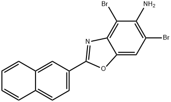 4,6-DIBROMO-2-(2-NAPHTHYL)-1,3-BENZOXAZOL-5-AMINE Struktur