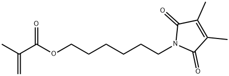 6-(2,3-dimethylmaleimido)hexyl methacrylate Struktur