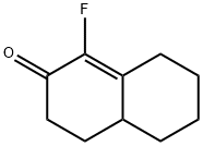 2(3H)-Naphthalenone,  1-fluoro-4,4a,5,6,7,8-hexahydro- Struktur