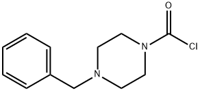 4-Benzyl-piperazine-1-carbonylchloride Struktur