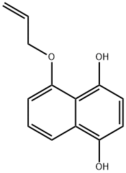 1,4-Naphthalenediol, 5-(2-propenyloxy)- (9CI) Struktur