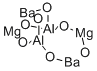 Aluminum barium magnesium oxide Struktur