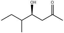 2-Heptanone, 4-hydroxy-5-methyl-, (4S)- (9CI) Struktur