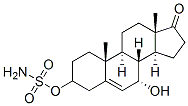 Androst-5-en-17-one, 3-[(aminosulfonyl)oxy]-7-hydroxy-, (7alpha)- (9CI) Struktur