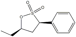 1,2-Oxathiolane,5-ethyl-3-phenyl-,2,2-dioxide,(3R,5R)-(9CI) Struktur