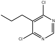 4,6-DICHLORO-5-PROPYLPYRIMIDINE Struktur