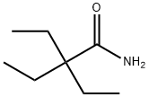 2,2-diethylbutanamide Struktur