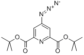 Di-tert.-butyl 4-azido-2,6-pyridinedicarboxylate Struktur