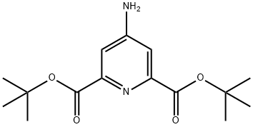 Di-tert.-butyl 4-amino-2,6-pyridinedicarboxylate Struktur