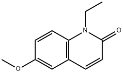 1-ethyl-6-methoxy-2-quinolone  Struktur