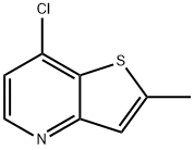 7-Chloro-2-Methyl-thieno[3,2-b]pyridine Struktur