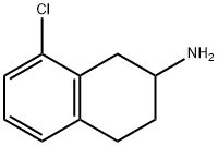 8-CHLORO-1,2,3,4-TETRAHYDRO-NAPHTHALEN-2-YLAMINE HYDROCHLORIDE Struktur