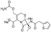 cefoxitin sodium Struktur