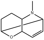 2-Oxa-7-azatricyclo[4.4.0.03,8]dec-4-ene,  7-methyl-  (9CI) Struktur