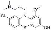 8-Chloro-10-[3-(dimethylamino)propyl]-1-methoxy-10H-phenothiazin-3-ol Struktur