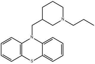 10-[(1-Propyl-3-piperidinyl)methyl]-10H-phenothiazine Struktur