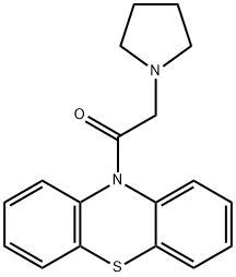 (10H-Phenothiazin-10-yl)(pyrrolizinomethyl) ketone Struktur