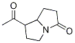 7-acetylhexahydro-3H-Pyrrolizin-3-one Struktur