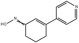 3-(4-pyridyl)cyclohex-2-en-1-one oxime Struktur