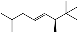 (3S,4E)-2,2,3,7-Tetramethyl-4-octene Struktur