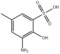 5-amino-4-hydroxytoluene-3-sulphonic acid Struktur