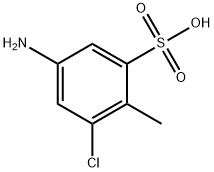 4-amino-6-chlorotoluene-2-sulphonic acid  Struktur