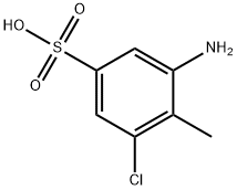 2-amino-6-chlorotoluene-4-sulphonic acid  Struktur