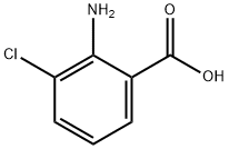 2-氨基-3-氯苯甲酸 結(jié)構(gòu)式