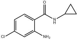 2-amino-4-chloro-N-cyclopropylbenzamide Struktur