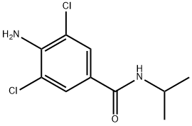 4-Amino-3,5-dichloro-N-isopropylbenzamide Struktur