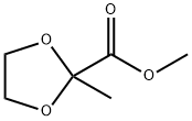 1,3-Dioxolane-2-carboxylicacid,2-methyl-,methylester(9CI) Struktur