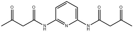 2,6-Bis(acetoacetylamino)pyridine Struktur