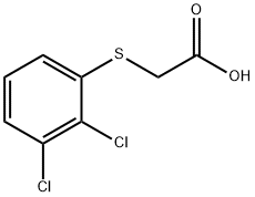 2-(2,3-DICHLOROPHENYLTHIO)ACETIC ACID Struktur