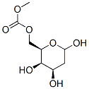 D-lyxo-Hexopyranose, 2-deoxy-, 6-(methyl carbonate) (9CI) Struktur