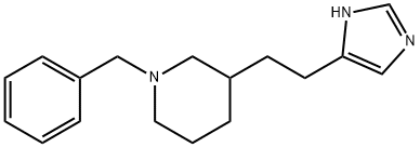 1-BENZYL-3-[2-(1H-IMIDAZOL-4-YL)-ETHYL]-PIPERIDINE Struktur