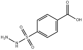 4-(Hydrazinosulfonyl)benzoic acid Struktur