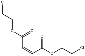 Maleic acid bis(2-chloroethyl) ester Struktur