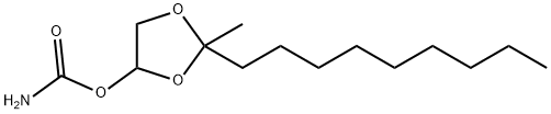 METHYL NONYLDIOXOLANE CARBAMATE Struktur