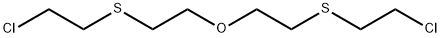BIS(2-(2-CHLOROETHYLTHIO)ETHYL)ETHER Struktur