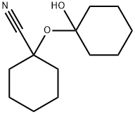 1-[(1-Hydroxycyclohexyl)oxy]cyclohexanecarbonitrile Struktur