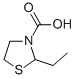 2-ethylthiazolidinecarboxylic acid Struktur