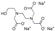 N-(CARBOXYMETHYL)-N'-2-HYDROXYETHYL-N,N-ETHYLENEDIGLYCINE TRISODIUM SALT Struktur